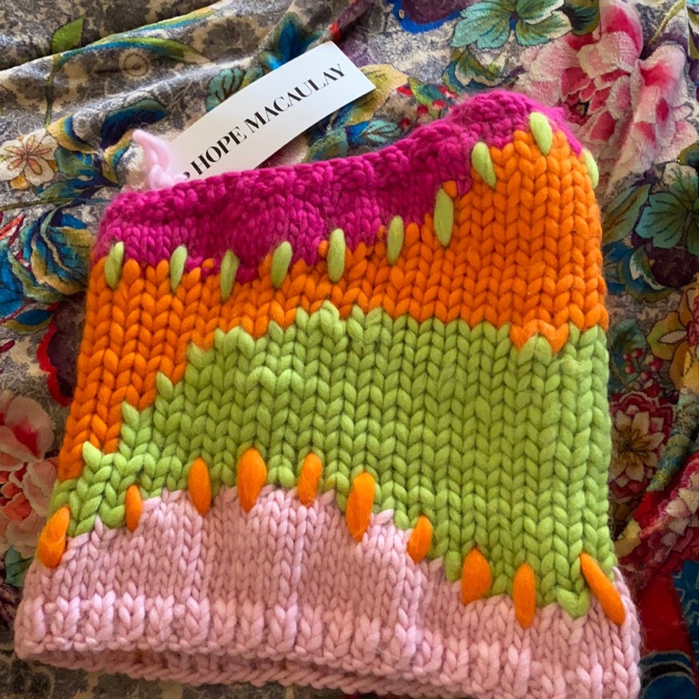 Hope macaulay chunky knit wave skirt